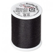 Nozue Sonoko beading thread - Black